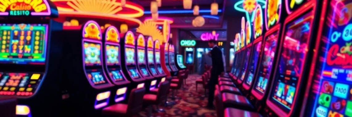 Engaging ck999 game online casino with colorful slot machines and lively gaming atmosphere to attract players