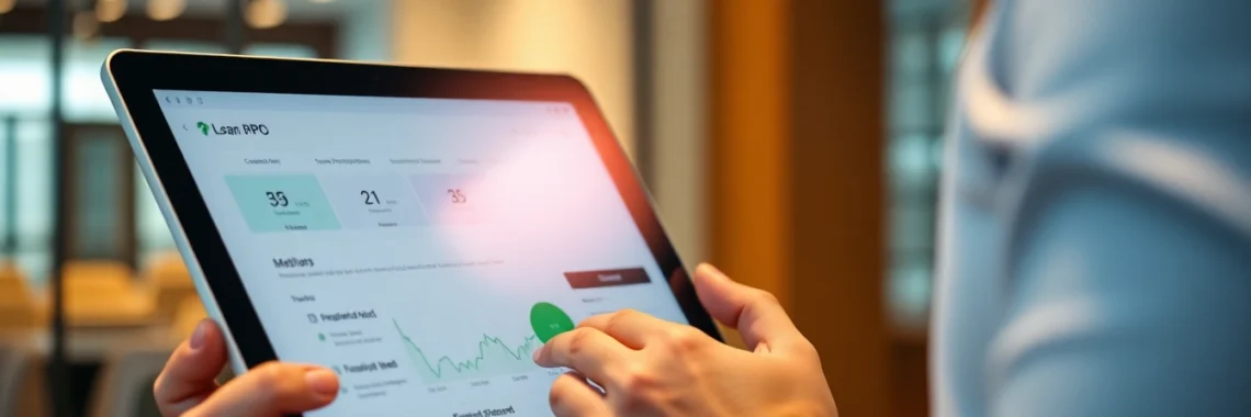 Pondo Pinoy Business loan application process on a tablet illustrating online lending convenience for small business owners.