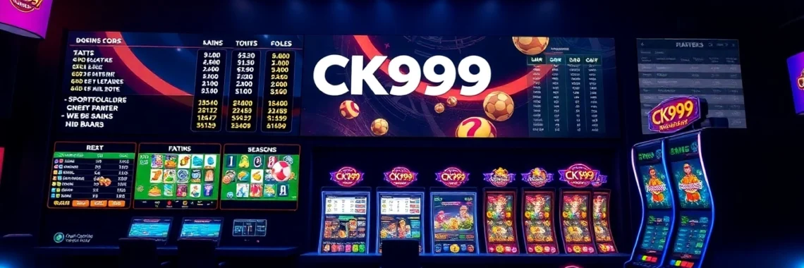CK999 online casino platform showcasing engaging betting options and vibrant gaming environment for users.