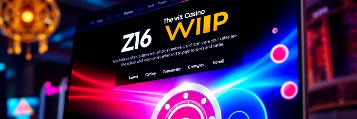 Z16vip online casino platform displaying secure gameplay and fast transactions for players in