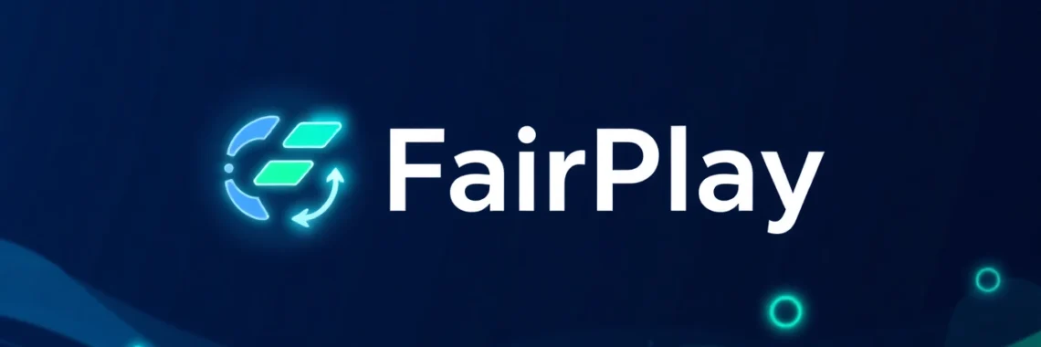 Visually engaging representation of fairplay concept symbolizing trust and technology with sleek graphics and modern colors.