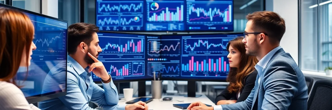 Skilled digital marketing team analyzing agencia de posicionamiento seo strategies with SEO